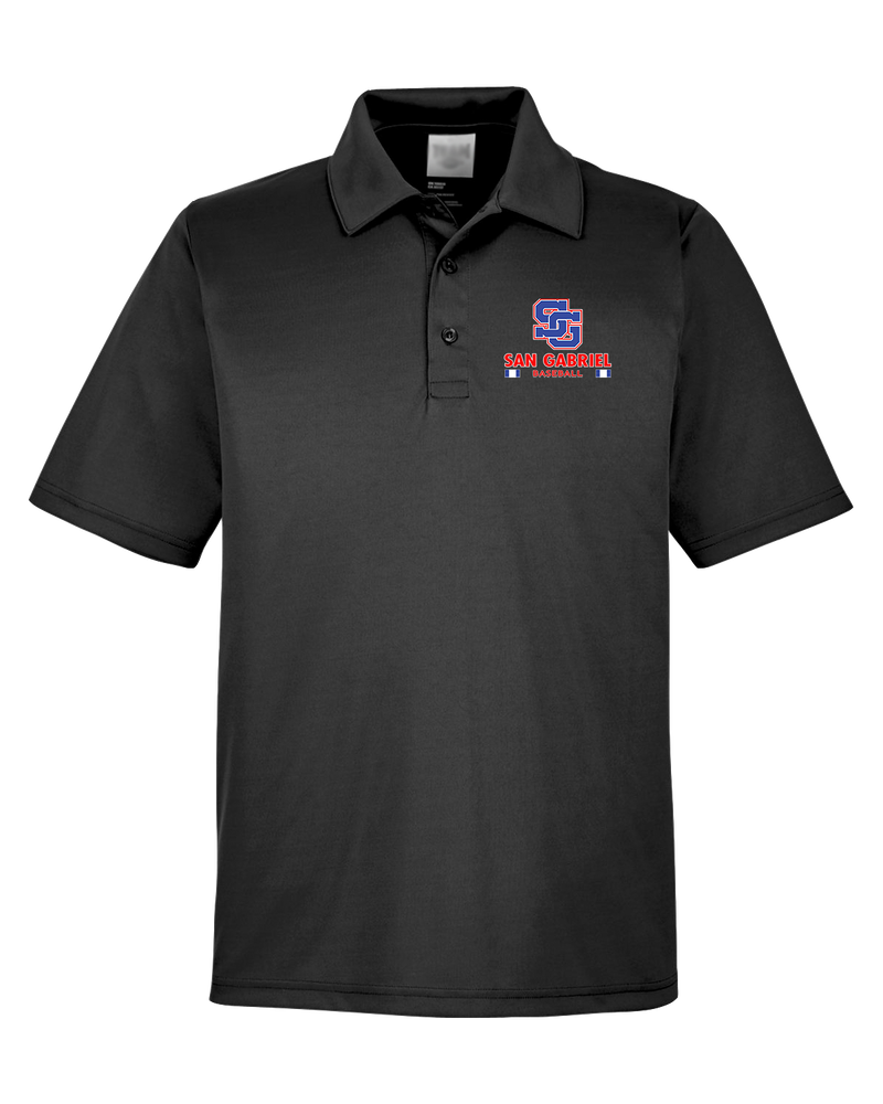 San Gabriel HS Baseball Stacked - Men's Polo