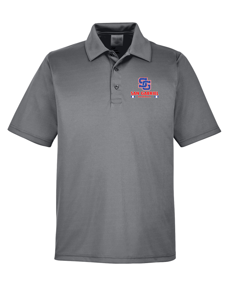 San Gabriel HS Baseball Stacked - Men's Polo
