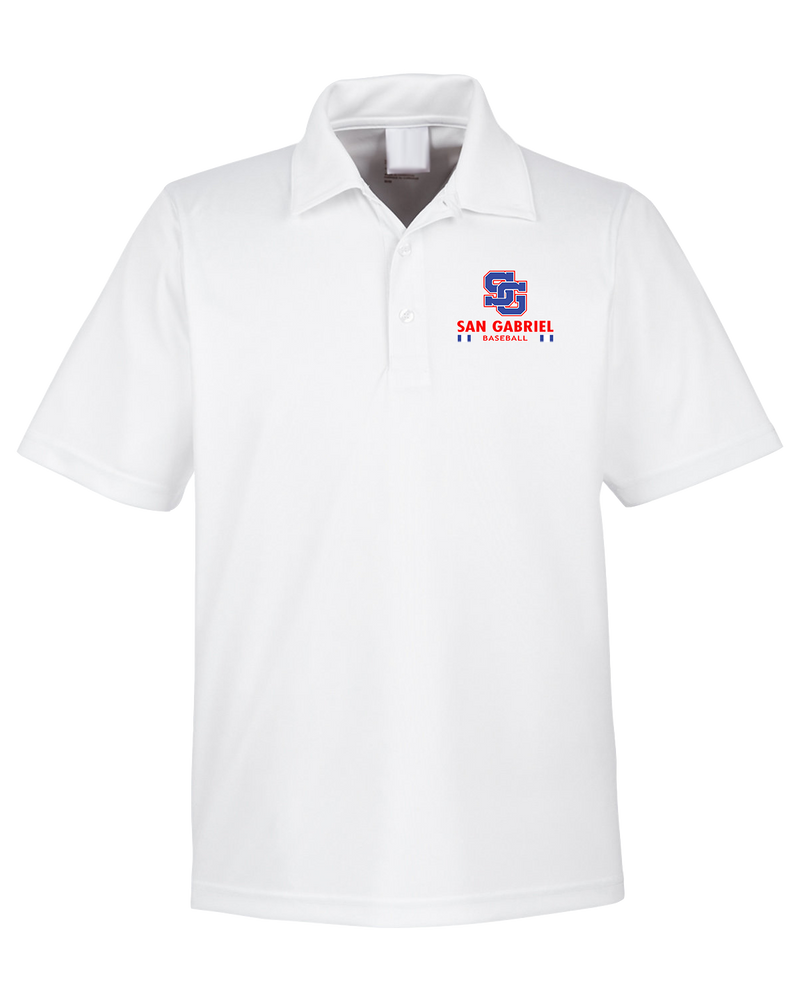 San Gabriel HS Baseball Stacked - Men's Polo