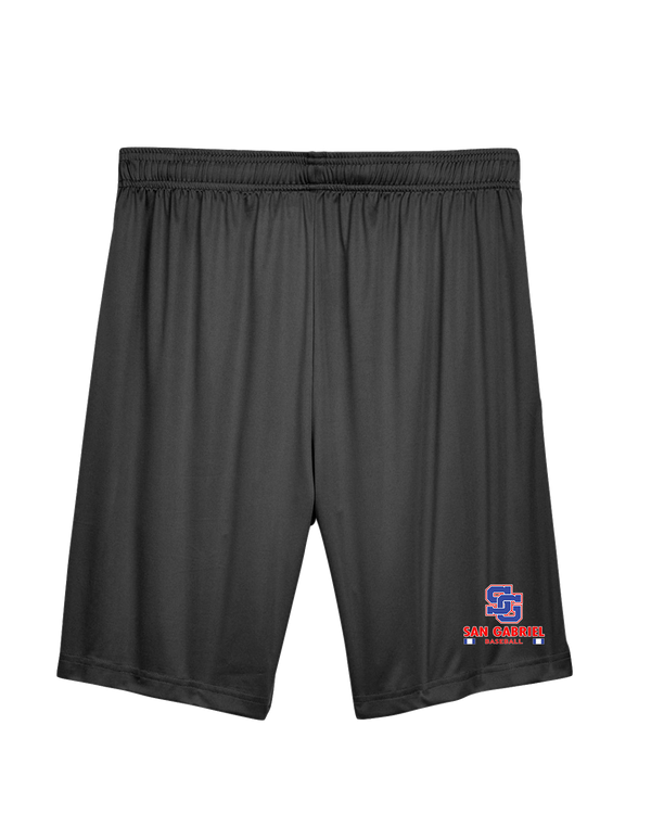 San Gabriel HS Baseball Stacked - Training Short With Pocket