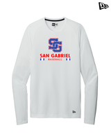San Gabriel HS Baseball Stacked - New Era Long Sleeve Crew