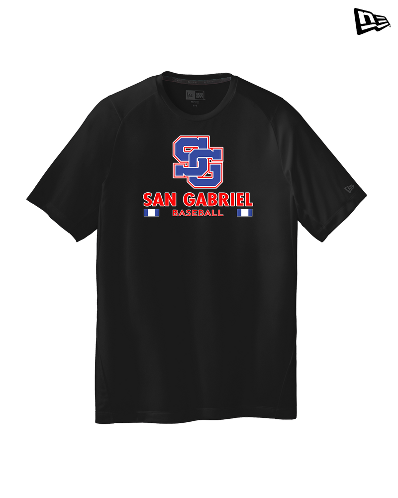 San Gabriel HS Baseball Stacked - New Era Performance Crew