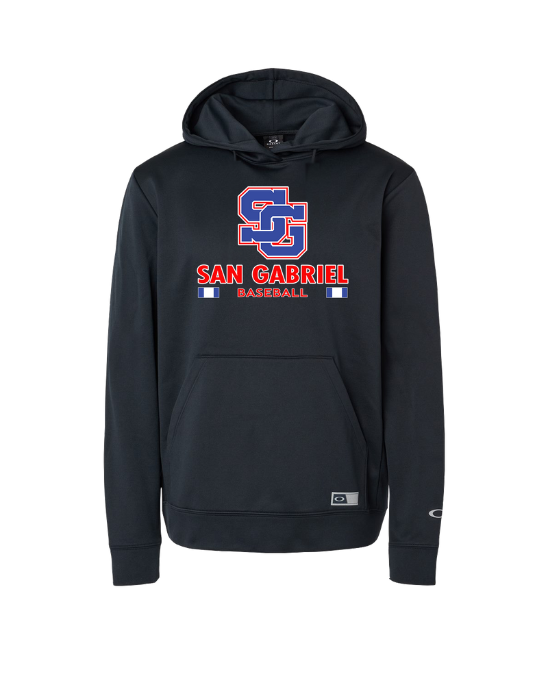 San Gabriel HS Baseball Stacked - Oakley Hydrolix Hooded Sweatshirt