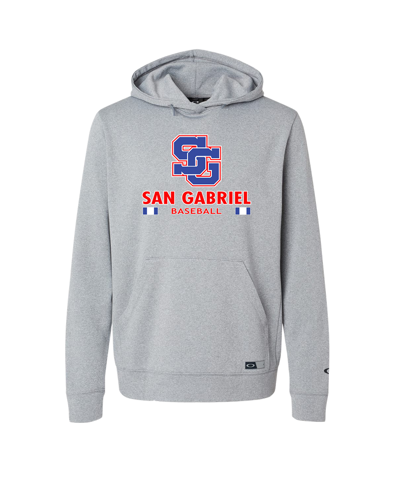 San Gabriel HS Baseball Stacked - Oakley Hydrolix Hooded Sweatshirt