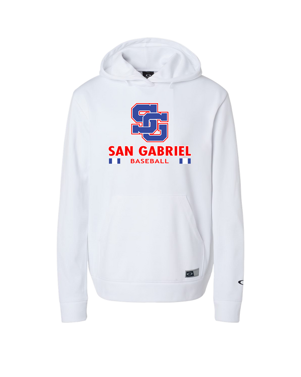 San Gabriel HS Baseball Stacked - Oakley Hydrolix Hooded Sweatshirt