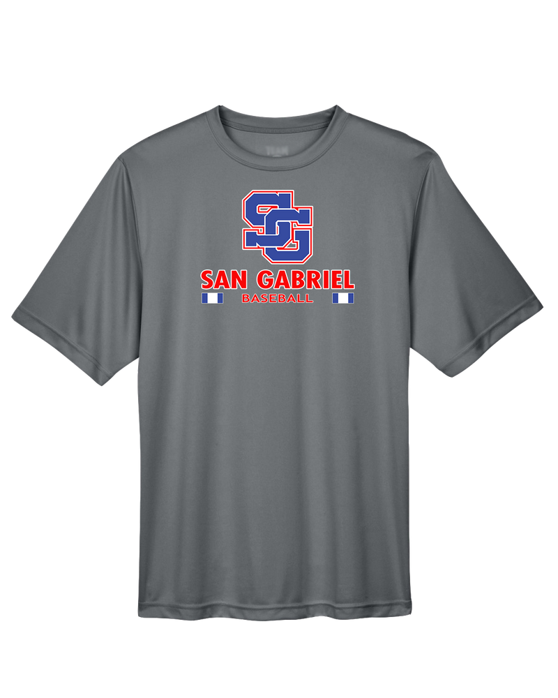 San Gabriel HS Baseball Stacked - Performance T-Shirt