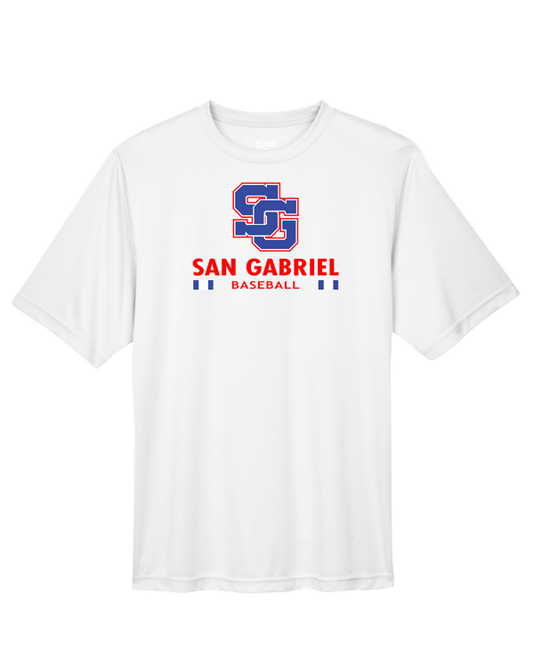 San Gabriel HS Baseball Stacked - Performance T-Shirt