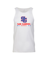 San Gabriel HS Baseball Stacked - Mens Tank Top