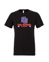 San Gabriel HS Baseball Stacked - Mens Tri Blend Shirt