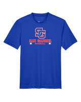 San Gabriel HS Baseball Stacked - Youth Performance T-Shirt
