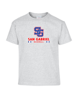 San Gabriel HS Baseball Stacked - Youth T-Shirt
