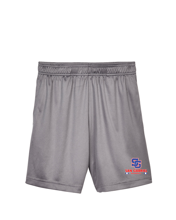 San Gabriel HS Baseball Stacked - Youth Short