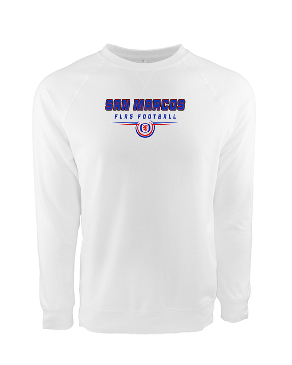 San Marcos HS Flag Football Design - Crewneck Sweatshirt