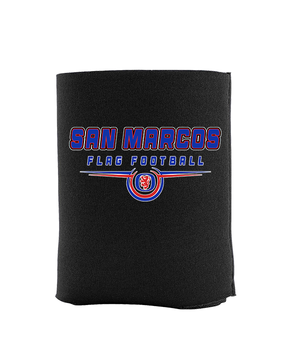 San Marcos HS Flag Football Design - Koozie
