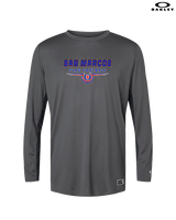 San Marcos HS Flag Football Design - Mens Oakley Longsleeve