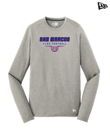 San Marcos HS Flag Football Design - New Era Performance Long Sleeve