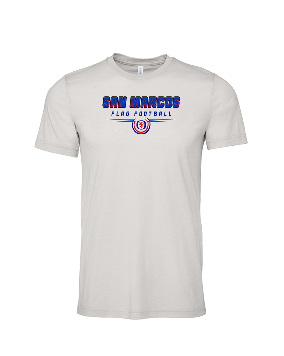 San Marcos HS Flag Football Design - Tri-Blend Shirt