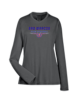 San Marcos HS Flag Football Design - Womens Performance Longsleeve