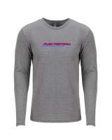 San Marcos HS Flag Football Line - Tri-Blend Long Sleeve