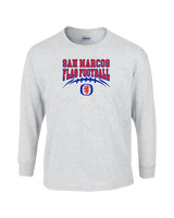 San Marcos HS Flag Football School Football - Cotton Longsleeve