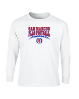 San Marcos HS Flag Football School Football - Cotton Longsleeve