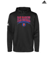 San Marcos HS Flag Football School Football - Mens Adidas Hoodie