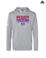 San Marcos HS Flag Football School Football - Mens Adidas Hoodie