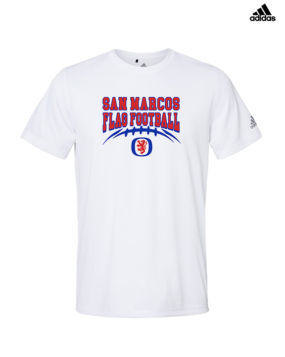 San Marcos HS Flag Football School Football - Mens Adidas Performance Shirt
