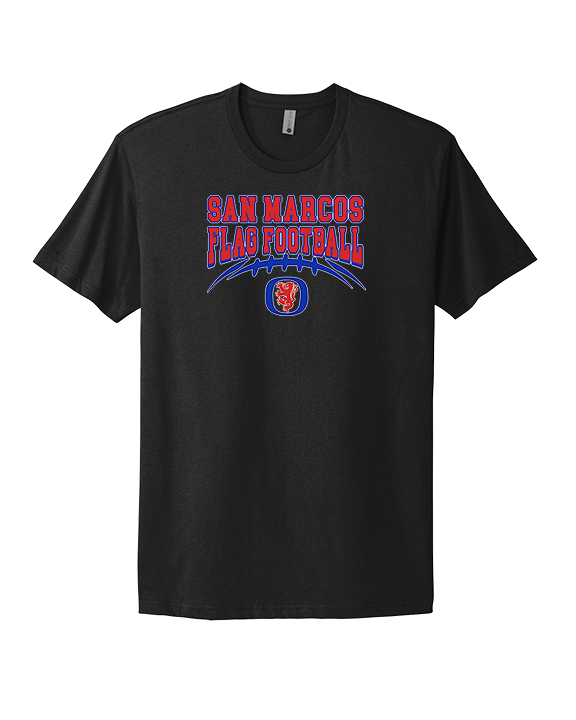 San Marcos HS Flag Football School Football - Mens Select Cotton T-Shirt