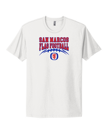 San Marcos HS Flag Football School Football - Mens Select Cotton T-Shirt
