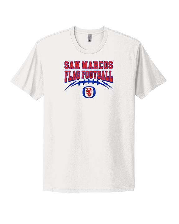 San Marcos HS Flag Football School Football - Mens Select Cotton T-Shirt