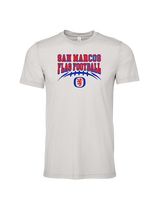 San Marcos HS Flag Football School Football - Tri-Blend Shirt