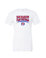 San Marcos HS Flag Football School Football - Tri-Blend Shirt