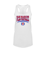 San Marcos HS Flag Football School Football - Womens Tank Top