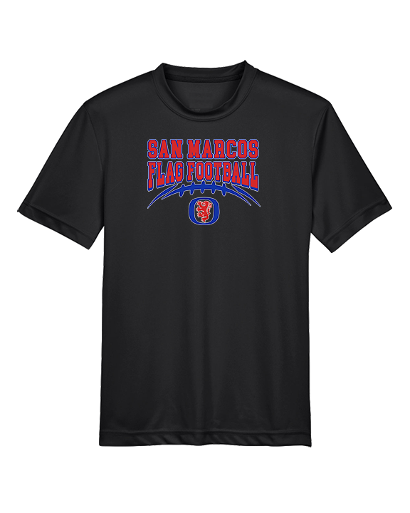 San Marcos HS Flag Football School Football - Youth Performance Shirt