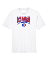 San Marcos HS Flag Football School Football - Youth Performance Shirt