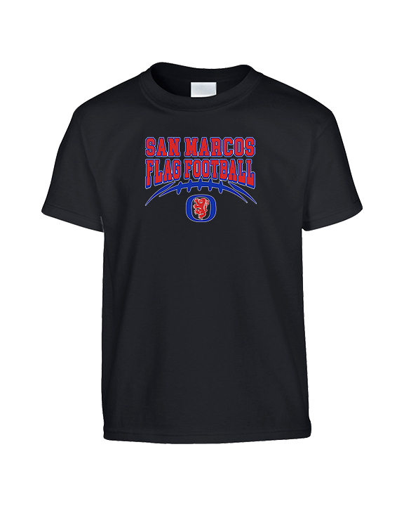 San Marcos HS Flag Football School Football - Youth Shirt