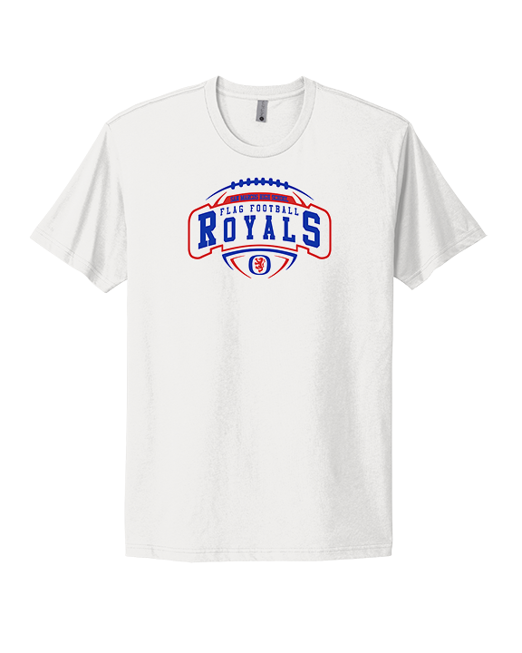 San Marcos HS Flag Football Toss - Mens Select Cotton T-Shirt
