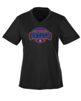 San Marcos HS Flag Football Toss - Womens Performance Shirt
