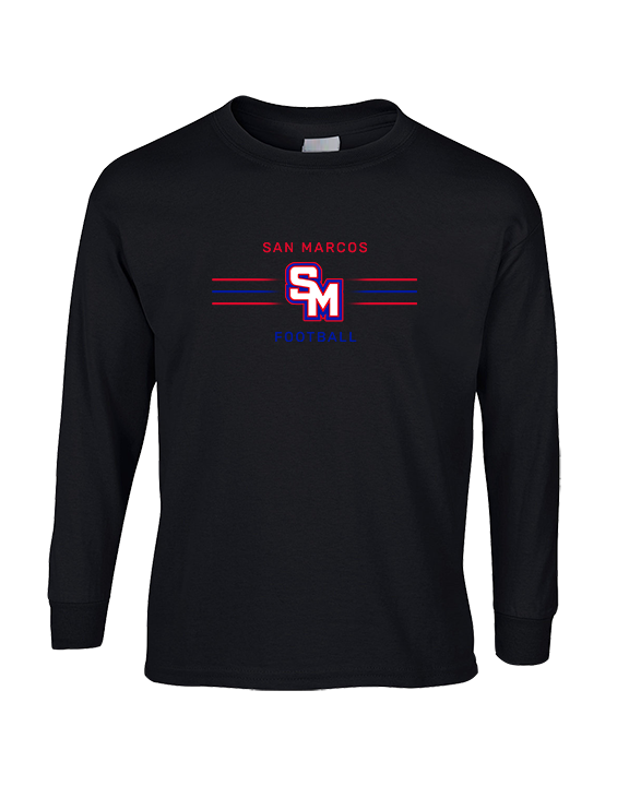 San Marcos HS Football Additional 02 - Cotton Longsleeve