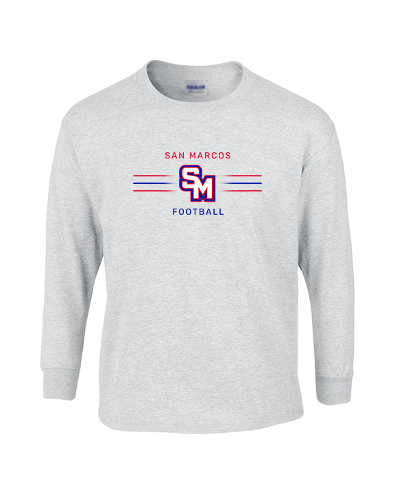 San Marcos HS Football Additional 02 - Cotton Longsleeve
