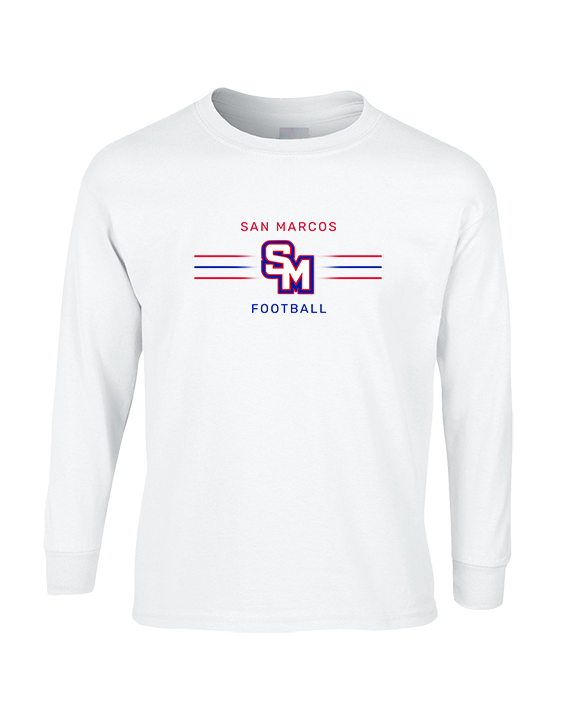 San Marcos HS Football Additional 02 - Cotton Longsleeve