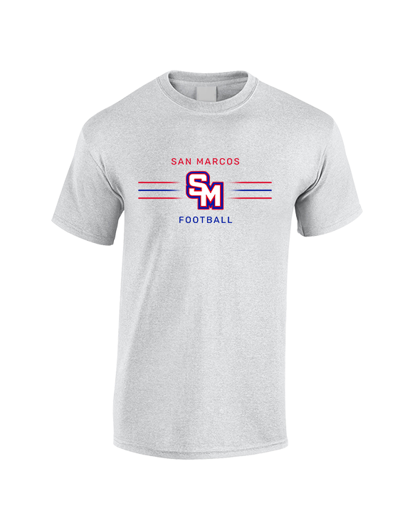 San Marcos HS Football Additional 02 - Cotton T-Shirt