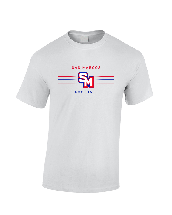 San Marcos HS Football Additional 02 - Cotton T-Shirt