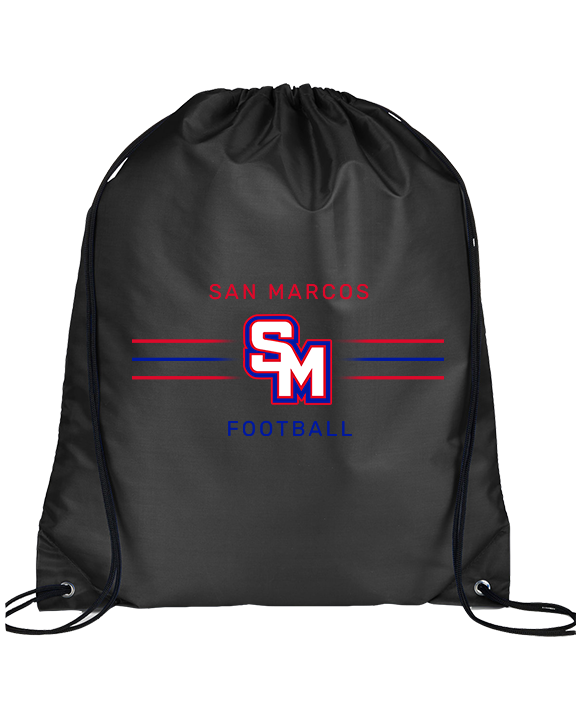 San Marcos HS Football Additional 02 - Drawstring Bag