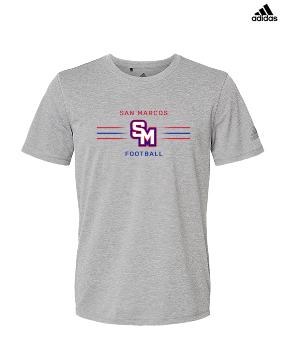 San Marcos HS Football Additional 02 - Mens Adidas Performance Shirt