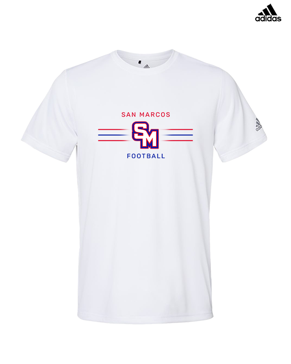 San Marcos HS Football Additional 02 - Mens Adidas Performance Shirt