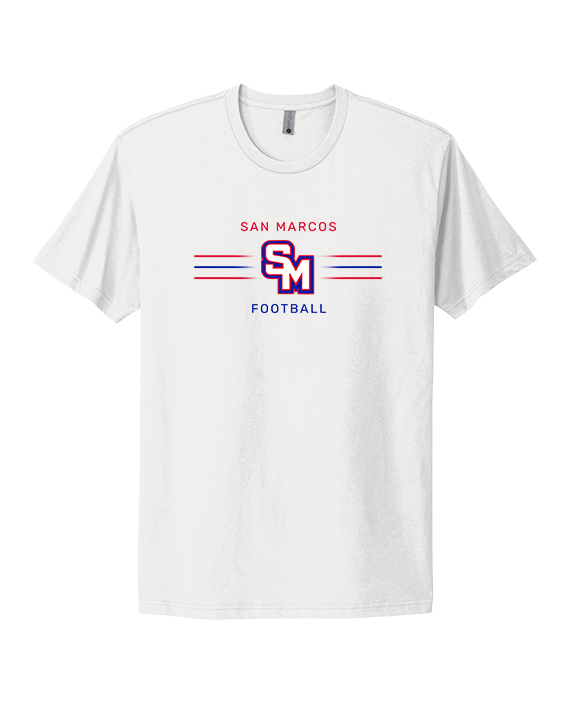 San Marcos HS Football Additional 02 - Mens Select Cotton T-Shirt