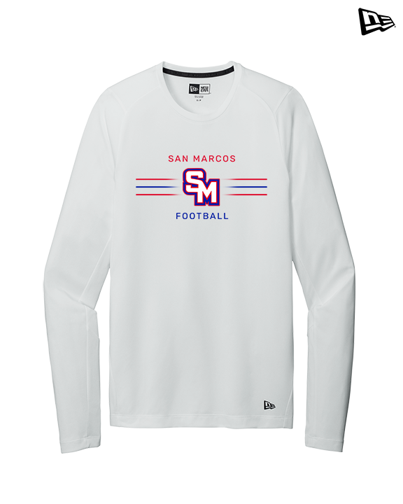 San Marcos HS Football Additional 02 - New Era Performance Long Sleeve
