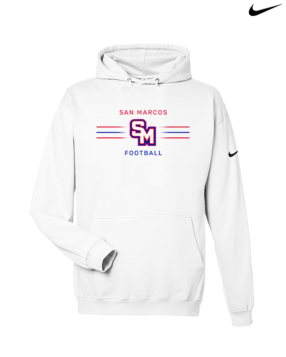 San Marcos HS Football Additional 02 - Nike Club Fleece Hoodie